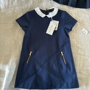NWT Tartine et Chocolat Navy Dress in 3A